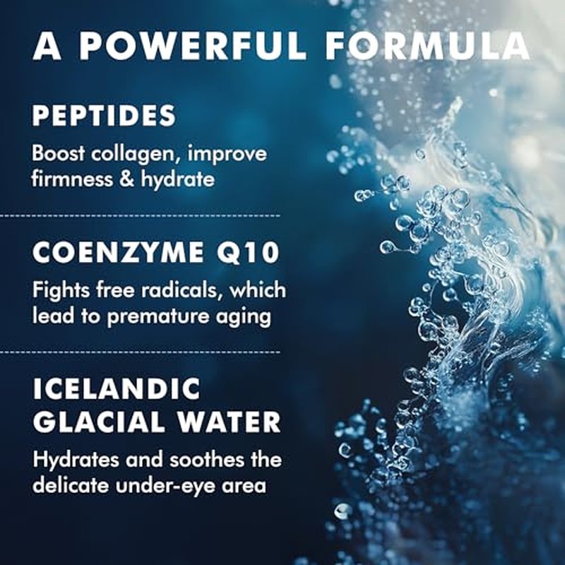 skyn ICELAND Hydro Cool Firming Eye Gels: Under-Eye Gel Patches to Firm, Tone and De-Puff Under-Eye Skin, 8 Pairs