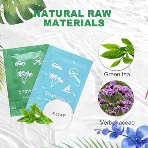 Travel Size Soap and Shampoo,Travel Size Body Wash and Shampoo Bulk 0.28fl Oz,Travel Size Shower Gel Set£¬Shampoo Bulk Travel Size ,Hotel Supplies Bulk Hygiene Kits for Homeless Hotel (Pack of 100)