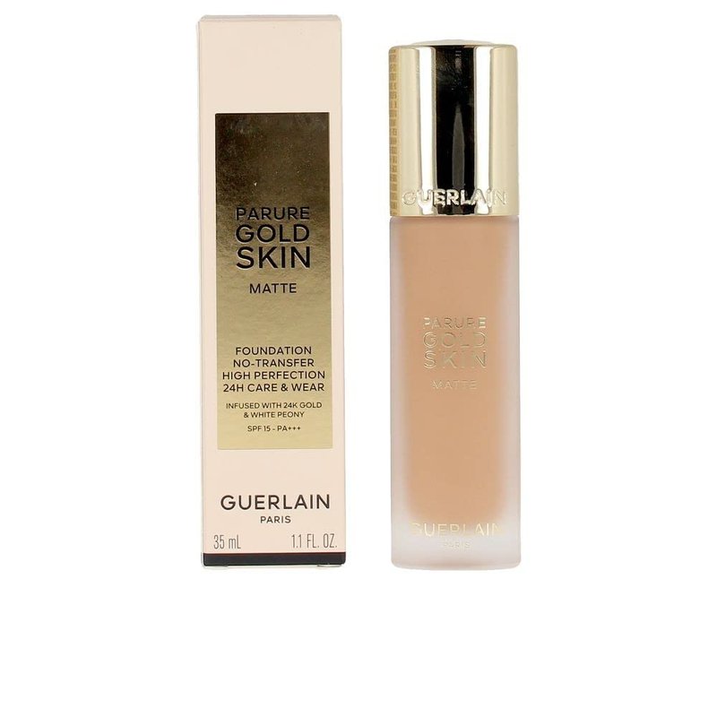 Parure Gold Skin Matte 24H Wear No-Transfer Foundation SPF 15-4N Neutral by Guerlain for Women - 1.1 oz Foundation