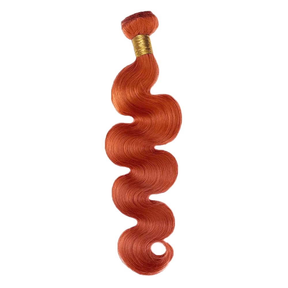 Curly Human Hair Bundle | Ginger Orange 350 Color | 24 Inch Brazilian Virgin Hair - 100g