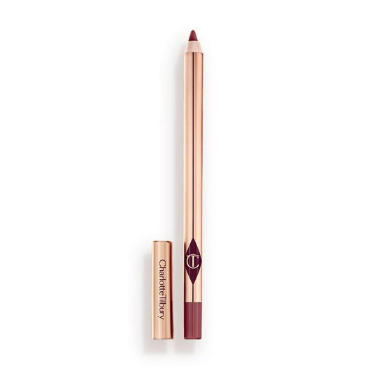 Charlotte Tilbury Lip Cheat Lip Liner Pencil - Creamy Fuller-Looking Lip Pencil with Jojoba Oil & Hyaluronic Acid - Waterproof, Smudge-Proof & Transfer-Proof - 6H Wear - M.I Kiss