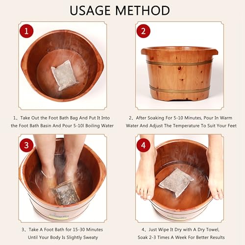 30 PCS Body Detox Foot Soak to Remove Toxins,Lymphatic Drainage Ginger Feet Soak,Mugwort Herbal Foot Detoxing Soak for Dry Cracked Feet Dispel Cold Remove Dampness øÜÊÅðëé±øÐäõõ®?