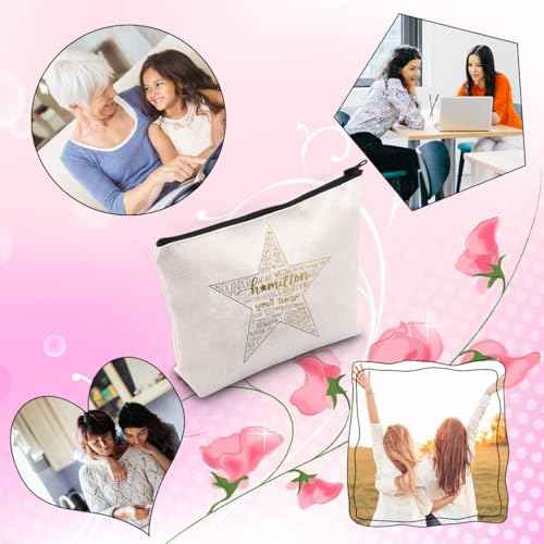 TSOTMO Musical Theatre Makeup Bag Musical Inspired Zipper Pouch Bag (Musical WE ARE)