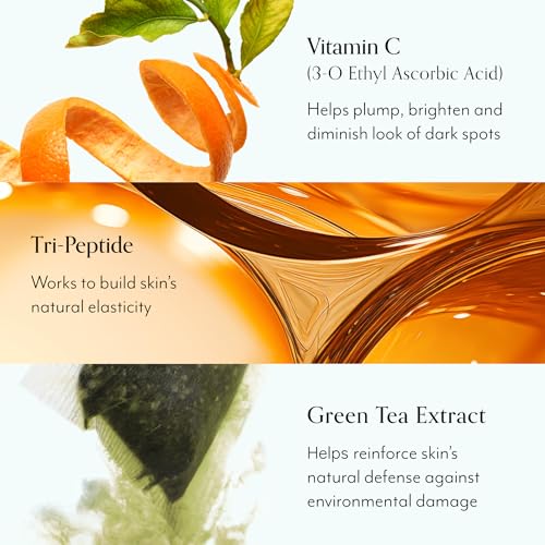 Bliss Vitamin C + Tri-Peptide Brightening Moisturizer | Squalane & Hydration Boosters | Anti-Aging Face Cream for Collagen and Elasticity | Clean Vegan & Cruelty Free 1.7 fl oz