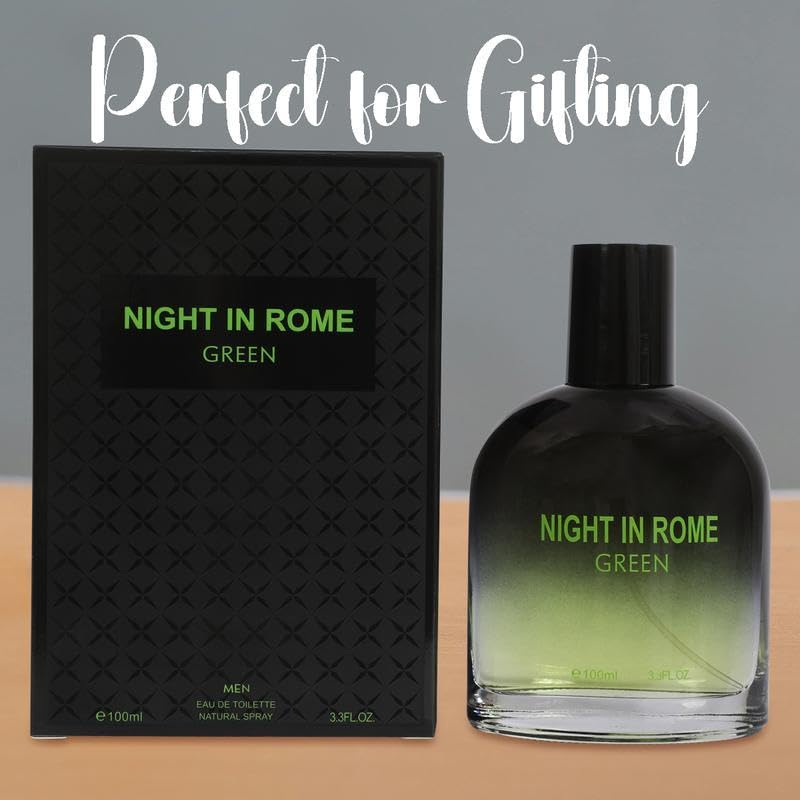 Couple Perfume Gift Set - Modern Unisex Cologne with 2 Travel Size Refillable Bottles | 100ml/3.3fl.oz.