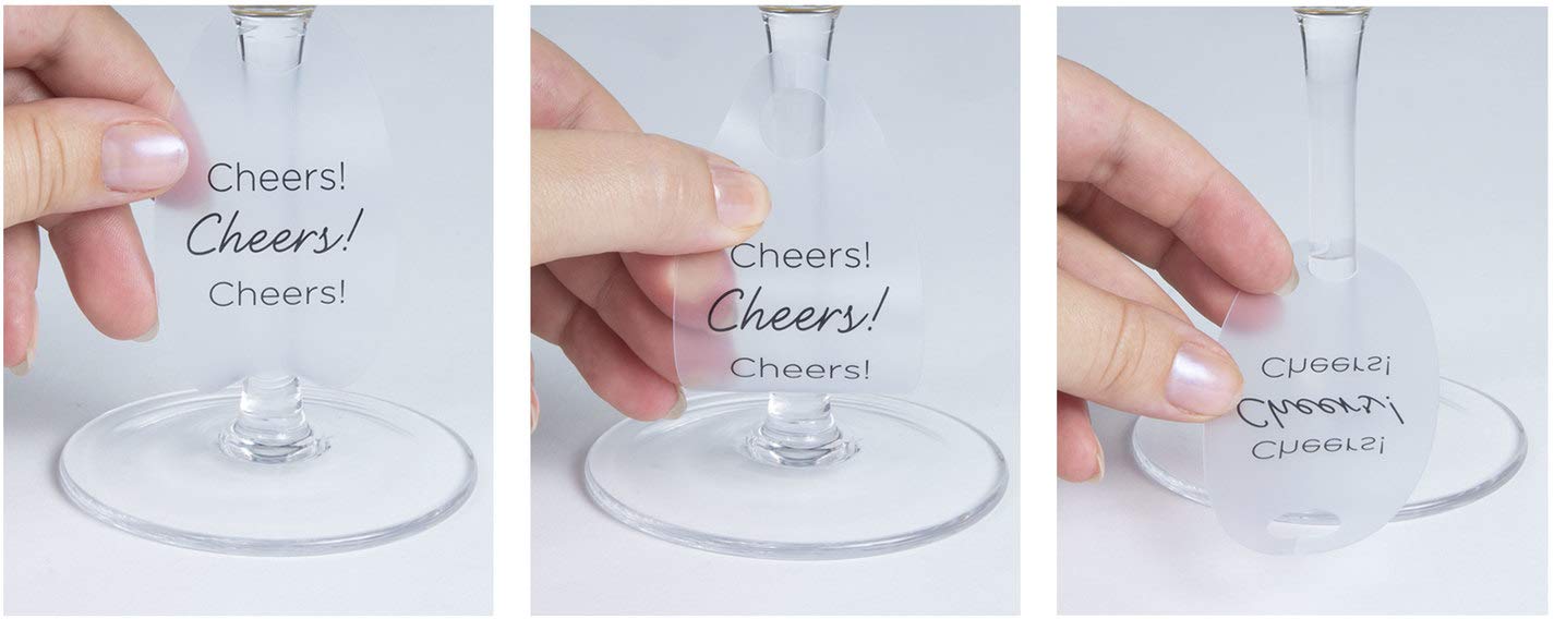 Pavilion Gift Company Pavilion-Red Sprout-24 Oz Hand Decorated Removable Happy 50th Birthd Wine Glass, 24 oz