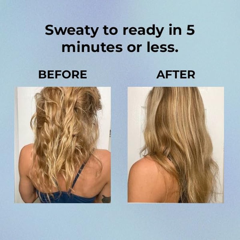 Showerless Shampoo & SweatShield Leave-In | Travel Size Sampler - Clean Ingredients for Gym Bag