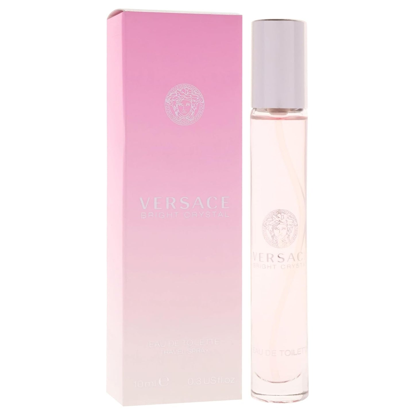 Versace Bright Crystal Eau De Toilette Spray for Women - Fresh Floral Fragrance | 0.3 Oz
