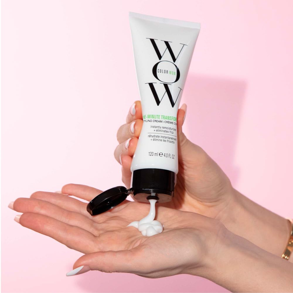 COLOR WOW One Minute Transformation, Nourishing Styling Cream for Instant Frizz Control and Smoother Hair