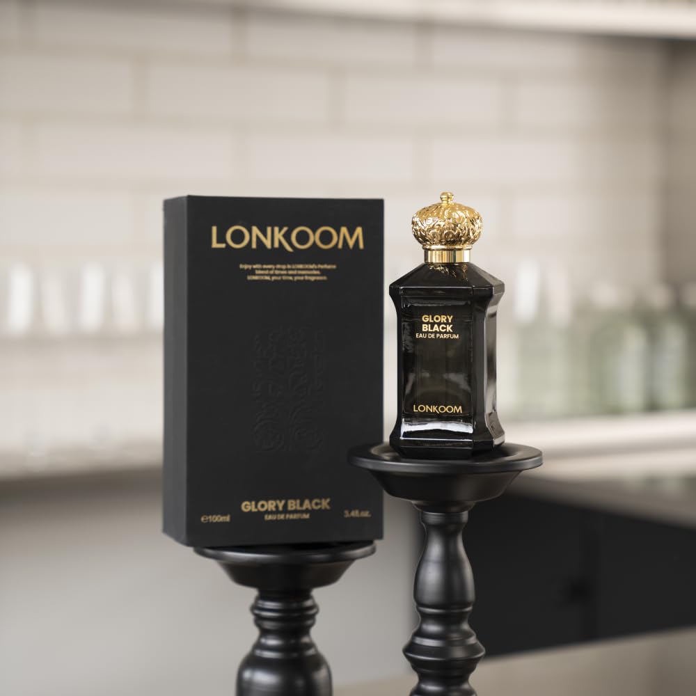 Lonkoom Regal Gold Unisex Perfume for Women Men, Fruity Gourmand Eau De Parfum Spray Long-Lasting Fragrance 3.4 Fl Oz/100ml, Tropical Notes of Orchid Heliotrope Tangerine Vanilla Musk Sandalwood