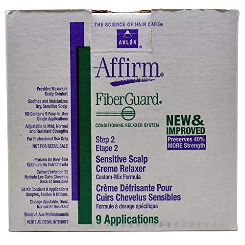 Avlon Affirm Fiberguard Sensitive Scalp Creme Relaxer 9 Applications by Affirm Avlon