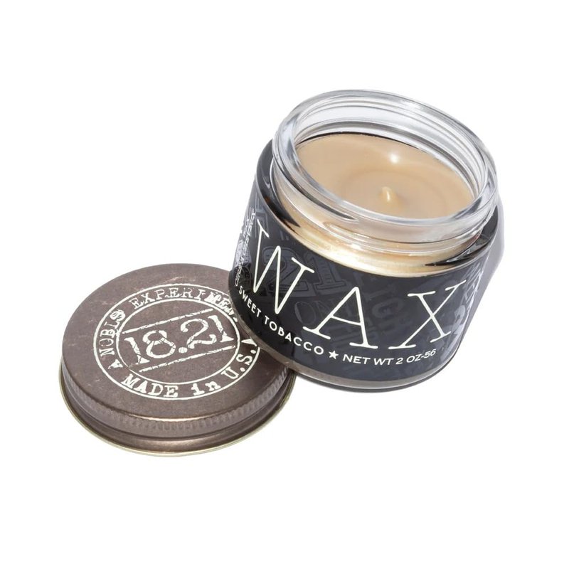 18.21 Man | Hair Styling Wax - Original Sweet Tobacco Scent, Low Shine Finish, 2oz