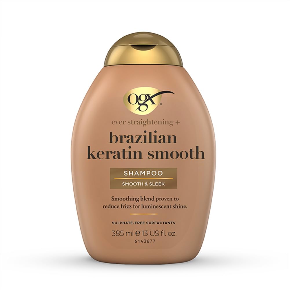 OGX Ever-Straight Brazillian Keratin Therapy Shampoo, 13 Ounce