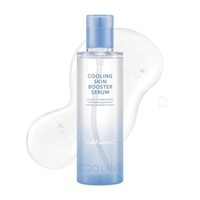Cell Fusion C Cooling Skin Booster Serum, Hydrating First Serum for Pore Care and Cooling, Nano Hyaluronic Acid + Green Caffeine, 5.07 fl.oz / 150ml