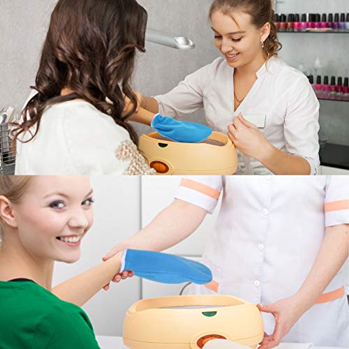204 Piece Paraffin Wax Bath Set Paraffin Wax Mitts with Bath Liners Gloves and Booties, Plastic Bags Hand Mitts Terry Cloth Booties Foot Mitt