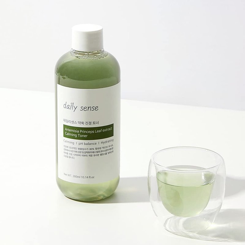 daily sense Artemisia Soothing Facial Toner – Korean Skincare, NO Alcohol, Plant-Based, Cruelty Free, Soothing Toner for Sensitive Skin,300ml, 10.14 fl.oz