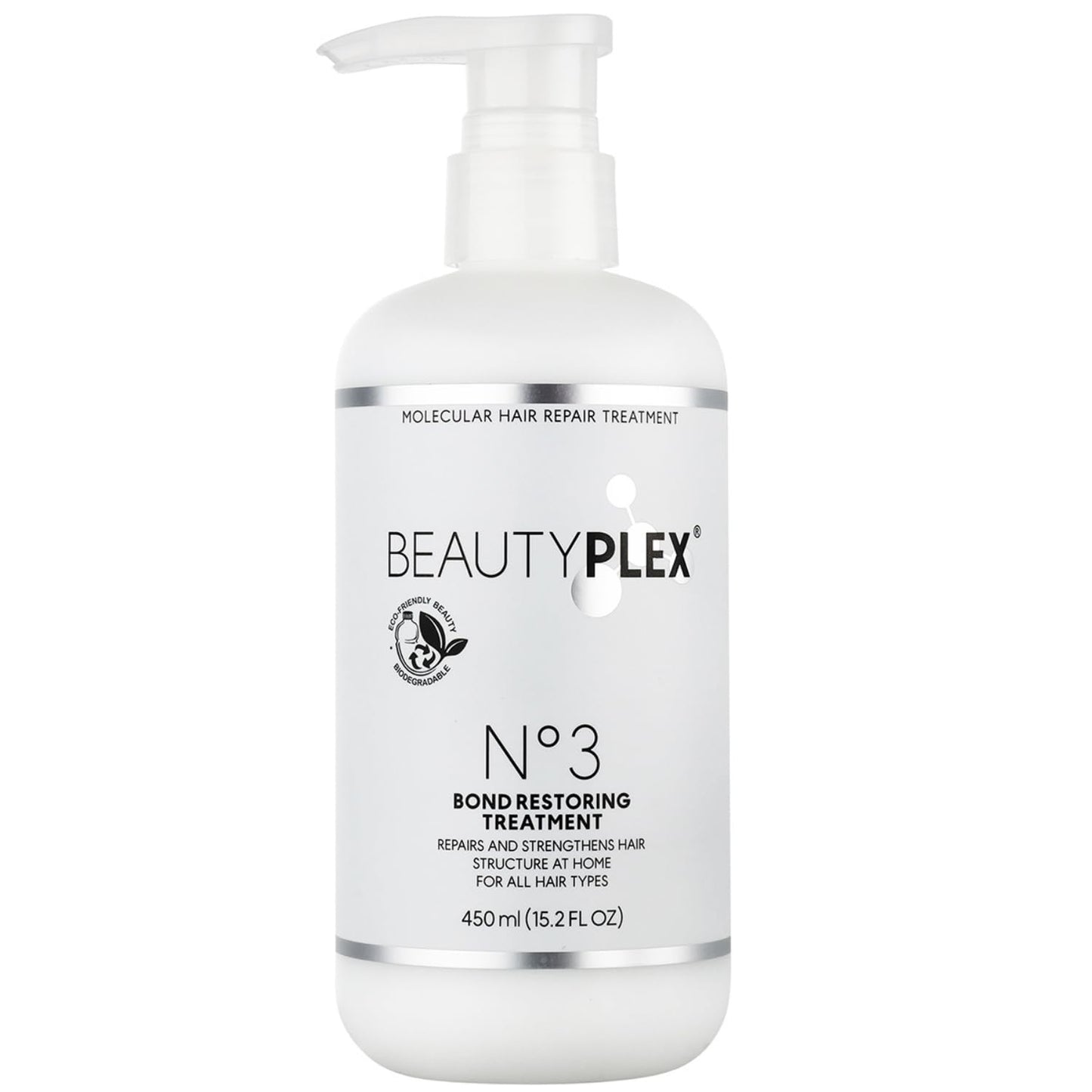 No. 3 Bond Repair Hair Treatment | Fino Hair Mask for Damaged Hair Deep Conditioning Hair Mask Bio Complex - Pre Shampoo - 450 ml (15.2 Oz)