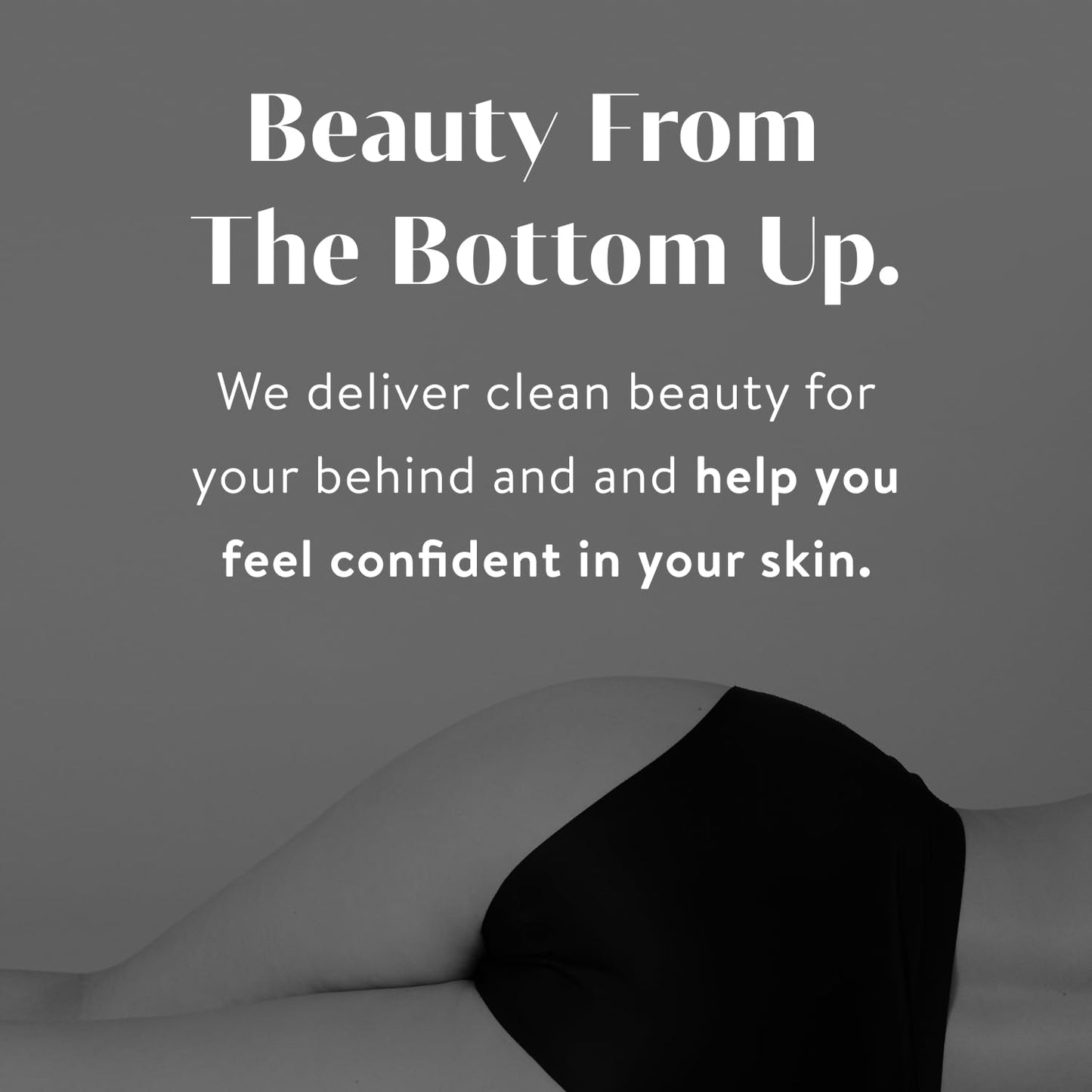 BAWDY Shake It 4 Pack - Marine Algae Beauty Mask for Your Butt - Firming + Illuminating Treatment for Your Behind - 2 Sheets, One for Each Cheek - Clean Beauty for Your Butt (4 Single Use masks)