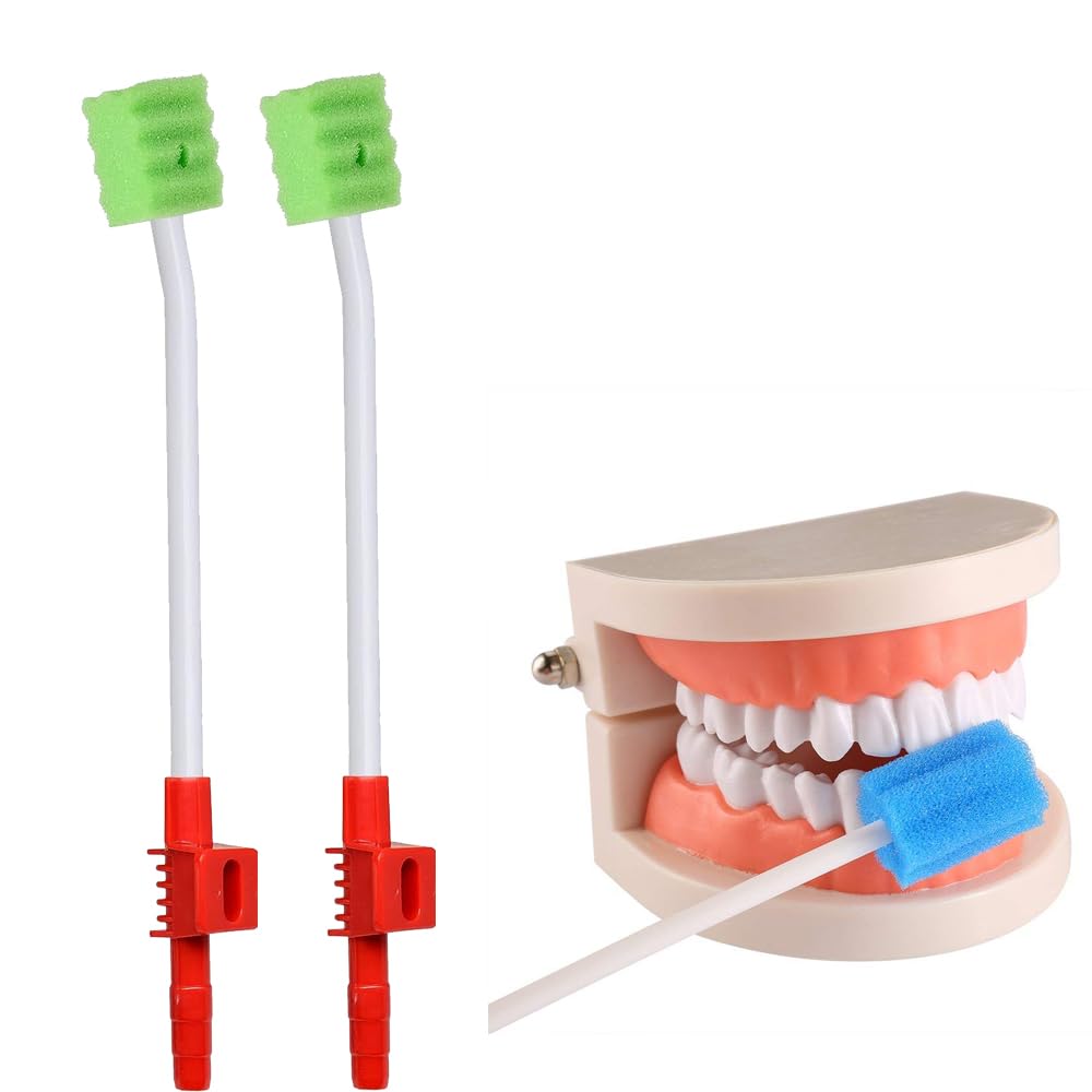 Oral Care Suction Swab - Single Use Mouth Swabs for Easy Cleaning | 50 Count