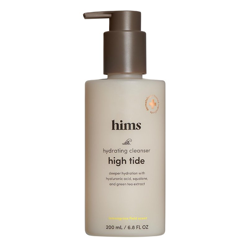 hims High Tide Hydrating Daily Cleanser - With Hyaluronic Acid & Squalane - Moisturizing, Non-Stripping Facial Cleanser - Gentle, pH Balanced, Sulfate-Free - 6.8 Fl Oz