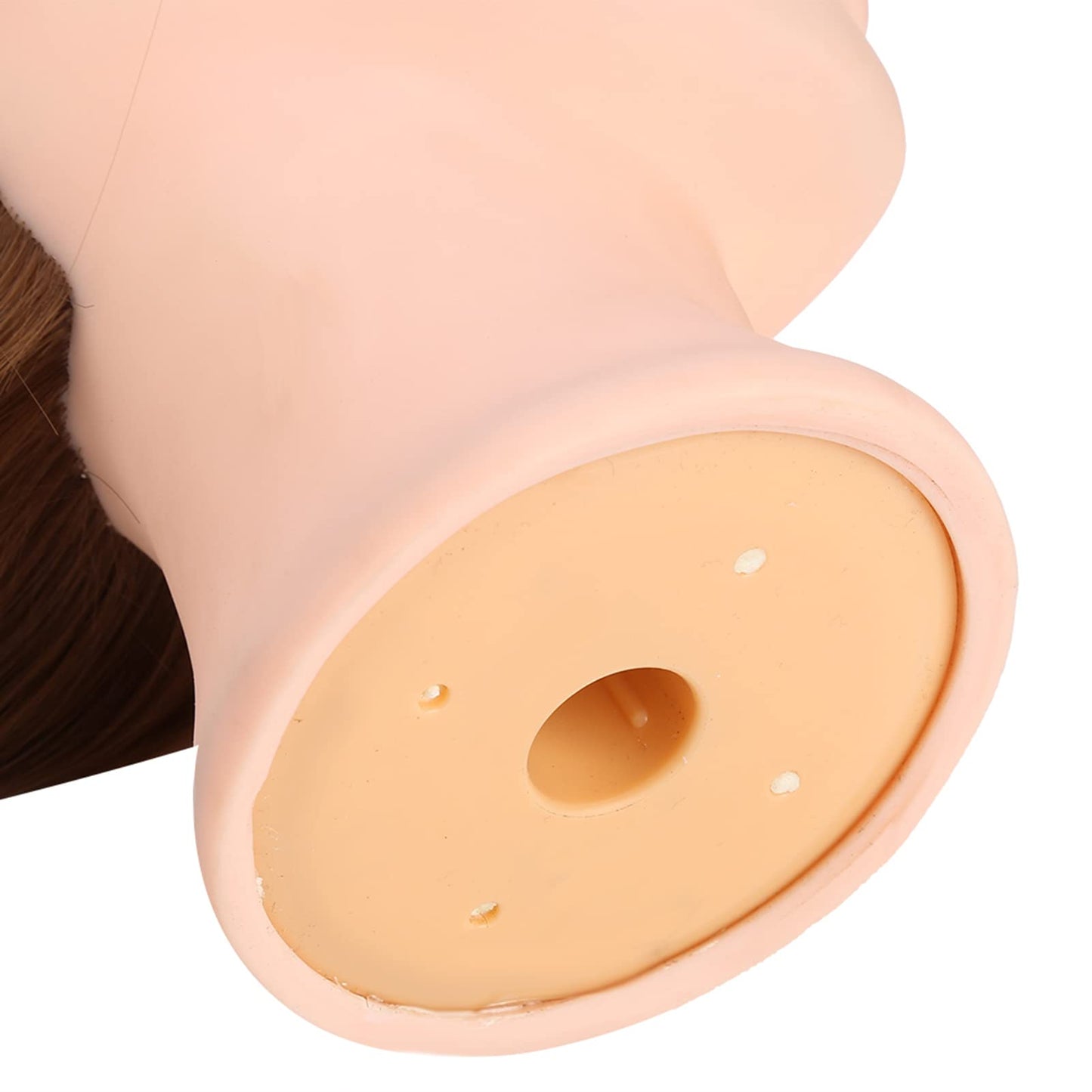 Hair Mannequins To Practice On,Makeup Training Head, Real Hair Mannequin Head Training Head Cosmetology Doll Head Hairdresser Training Practice Head Training Head, Blond Golden Brown