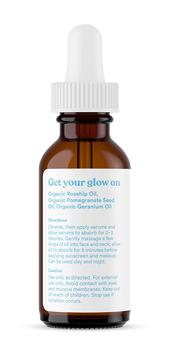 ASUTRA Restore Face Oil, 1 fl oz - Geranium & Rosehip (1 Fl Oz)