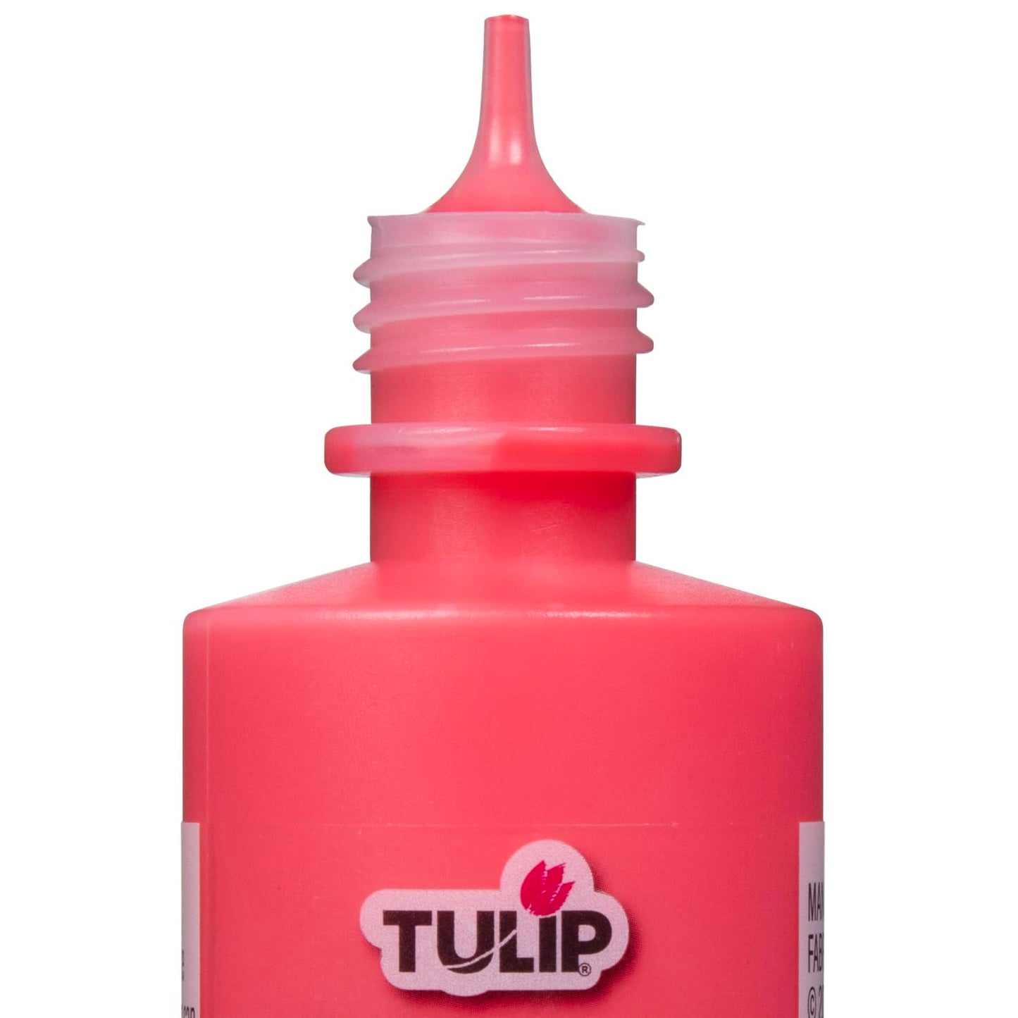 Tulip Dimensional Fabric Paint, Neon Red, 4 Fl Oz, 1 count (pack of 1)