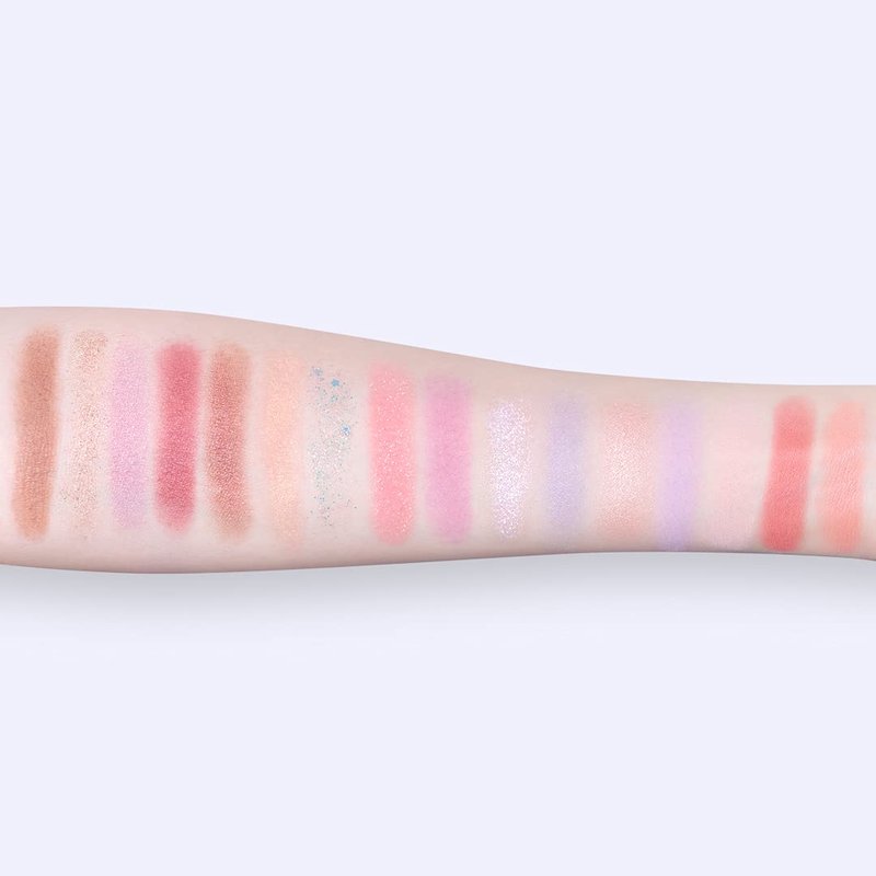 zeesea Egypt Eyeshadow Palette Maya Collection, Matte Shimmer Glitter Blendable High Pigmented 16 Shades Eye Makeup Palette (#08 CHERRY BLOSSOMS)