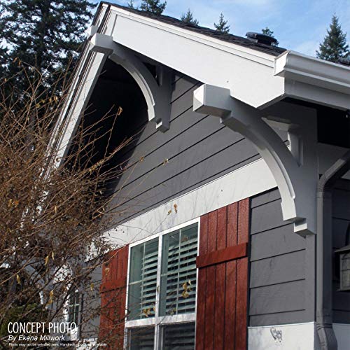Ekena Millwork COR04X02X05BL 4 1/4-Inch W x 2 5/8-Inch D x 5 3/4-Inch H Blackthorne Corbel , White