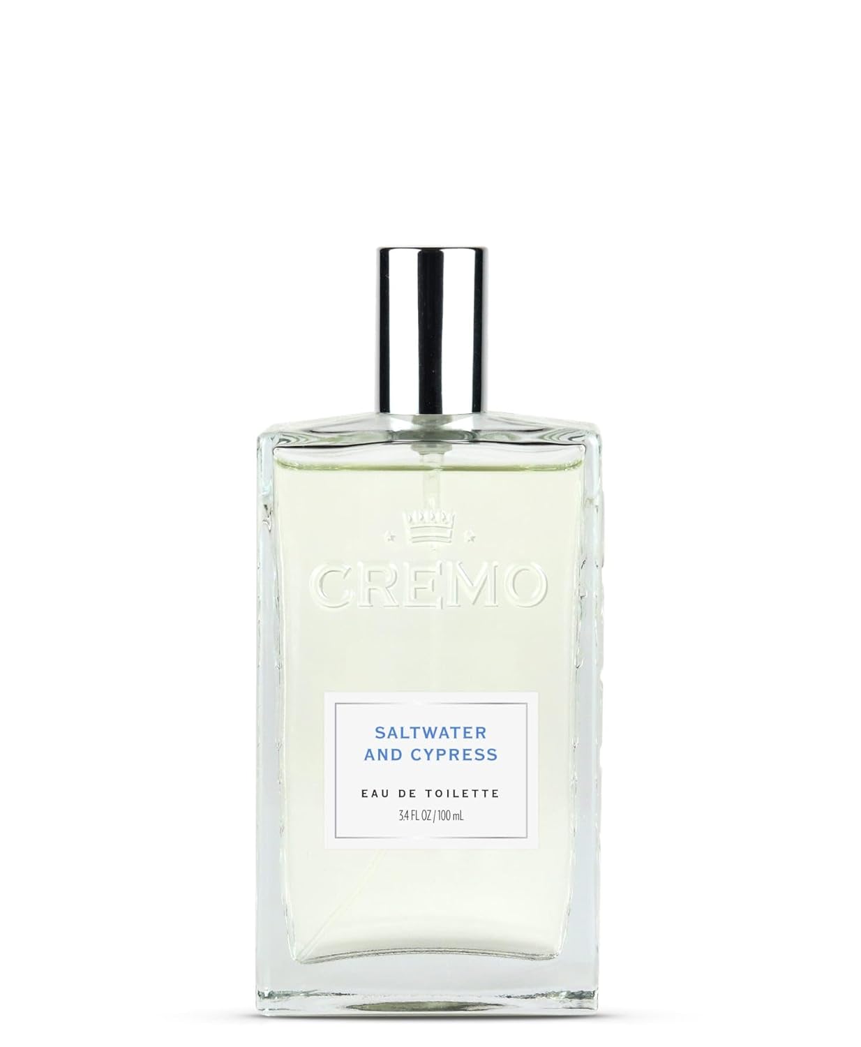 Cremo Saltwater Cypress Cologne Spray - Lively Sea Spray & Green Mango Blend | 3.4 Fl Oz