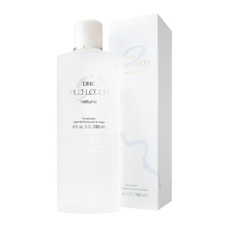 DHC Mild Lotion, Hydrating Liquid Lotion, Moisturizing, Calm and Soothe Sensitive Skin, Alcohol-Free, Fragrance and Colorant Free, Ideal for Sensitive Skin, 6 fl. oz.