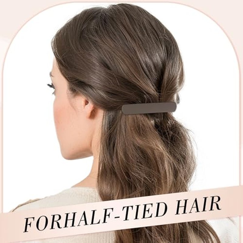 6 Pcs Hair Clips Hair Barrettes for Women, Matte Barrettes for Thin Fine Hair Flat Hair Clip Hair Accessories