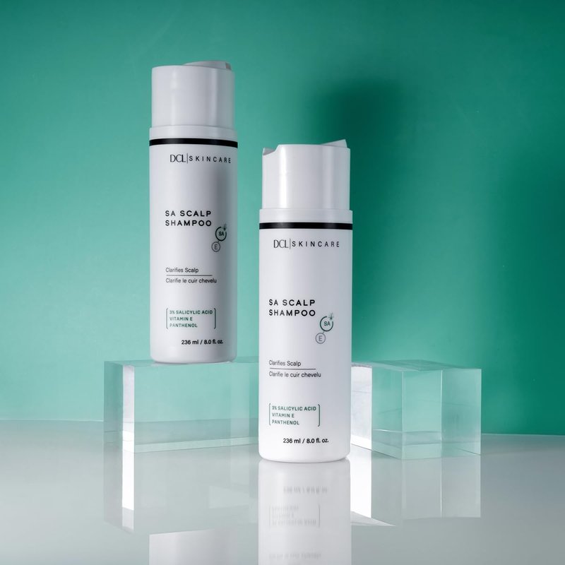 DCL Skincare SA Scalp Therapy Shampoo with Salicylic Acid for Itch & Flake Control, 8 Fl oz