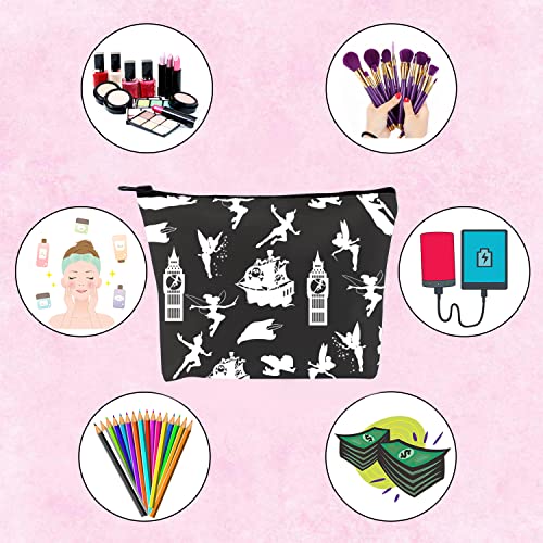 TSOTMO Fairytale Fans Cosmetic Bag Movie Merchandise Makeup Bag Cartoons Bag Gift For Women (peter pan)