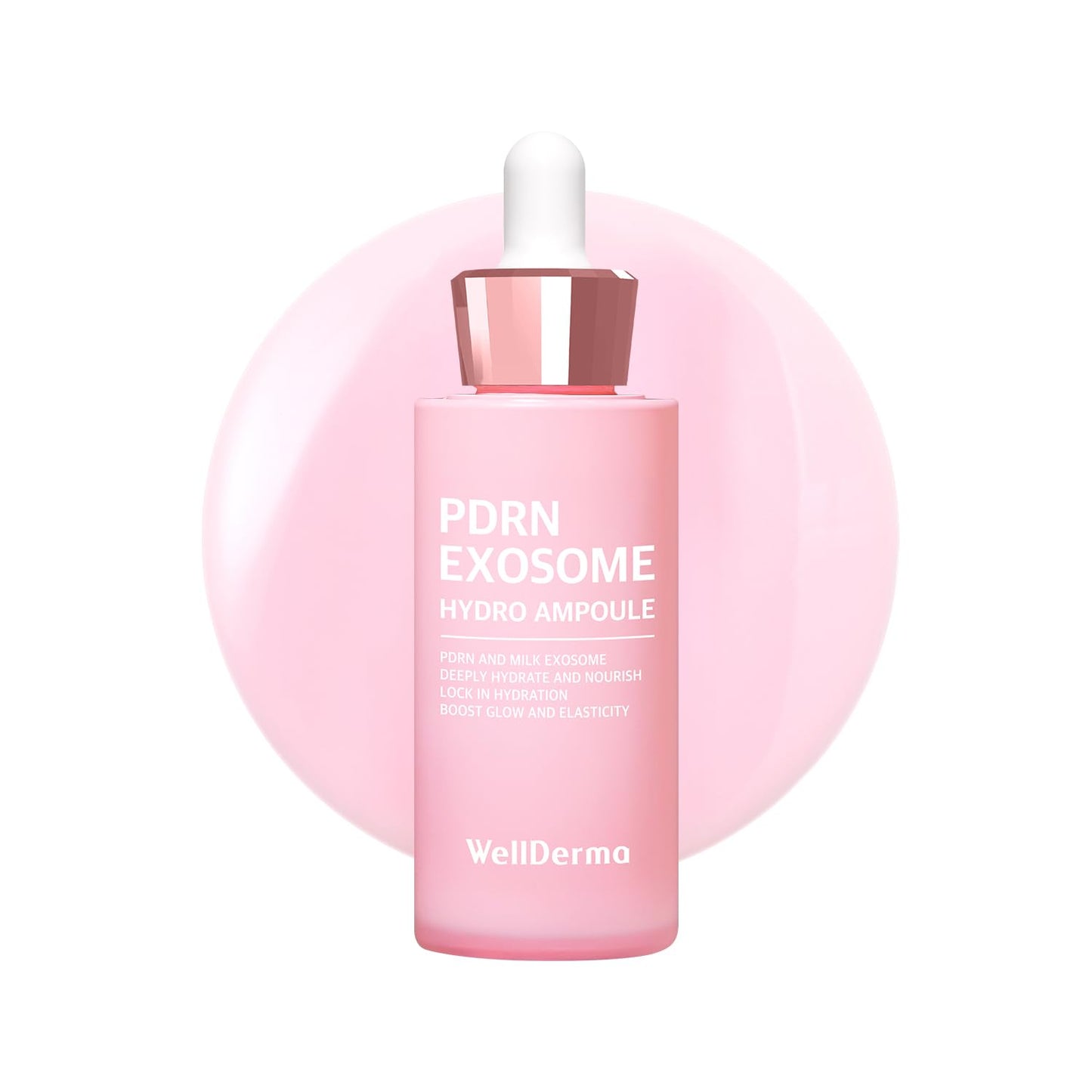 WELLDERMA PDRN Exosome Hydro Ampoule, 30ml – Lightweight Moisture Serum with Niacinamide, Peptides & Collagen Complex for Skin Revitalization