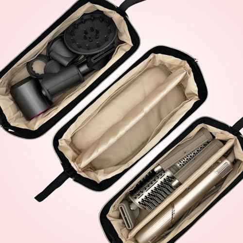 Hair Tools Travel Bag for Shark Flexstyle | Portable Carrying Case for Dyson Airwrap Hair Dryer Brush Revlon Hair Tools | Waterproof Dustproof Shockproof Flat Curling Iron Travel Organizer