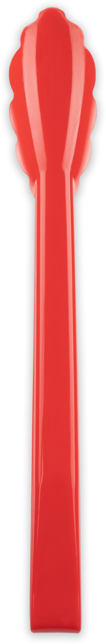 Carlisle FoodService Products Carly Salad Tong, 12" Utility Tong, Red, 1 Pack