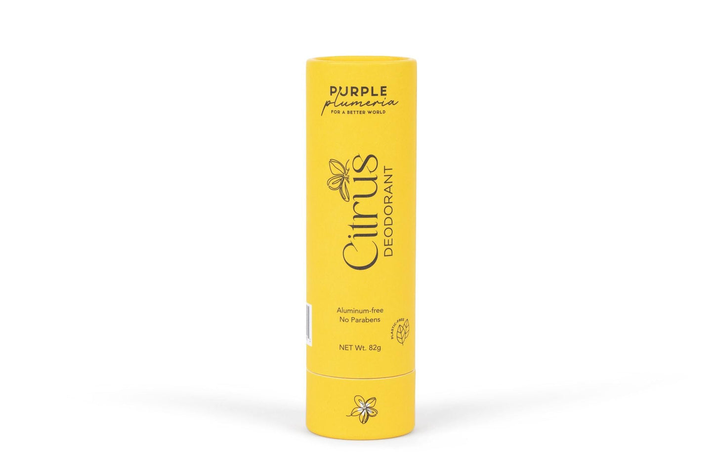 100% Certified Plastic-Free Deodorant, Aluminum-Free & Paraben-Free Formula for All-Day Freshness with Natural Ingredients (Jasmine, Peach-Berry, Citrus) ((Jasmine, Peach-Berry, Citrus))