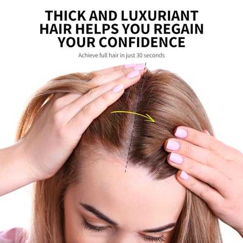 SEVICH Hair Fibers for Thinning Hair, Hair Building Fibers Instantly Thicker & Fuller Look,Hair Powder for Men & Women 25g Dark brown