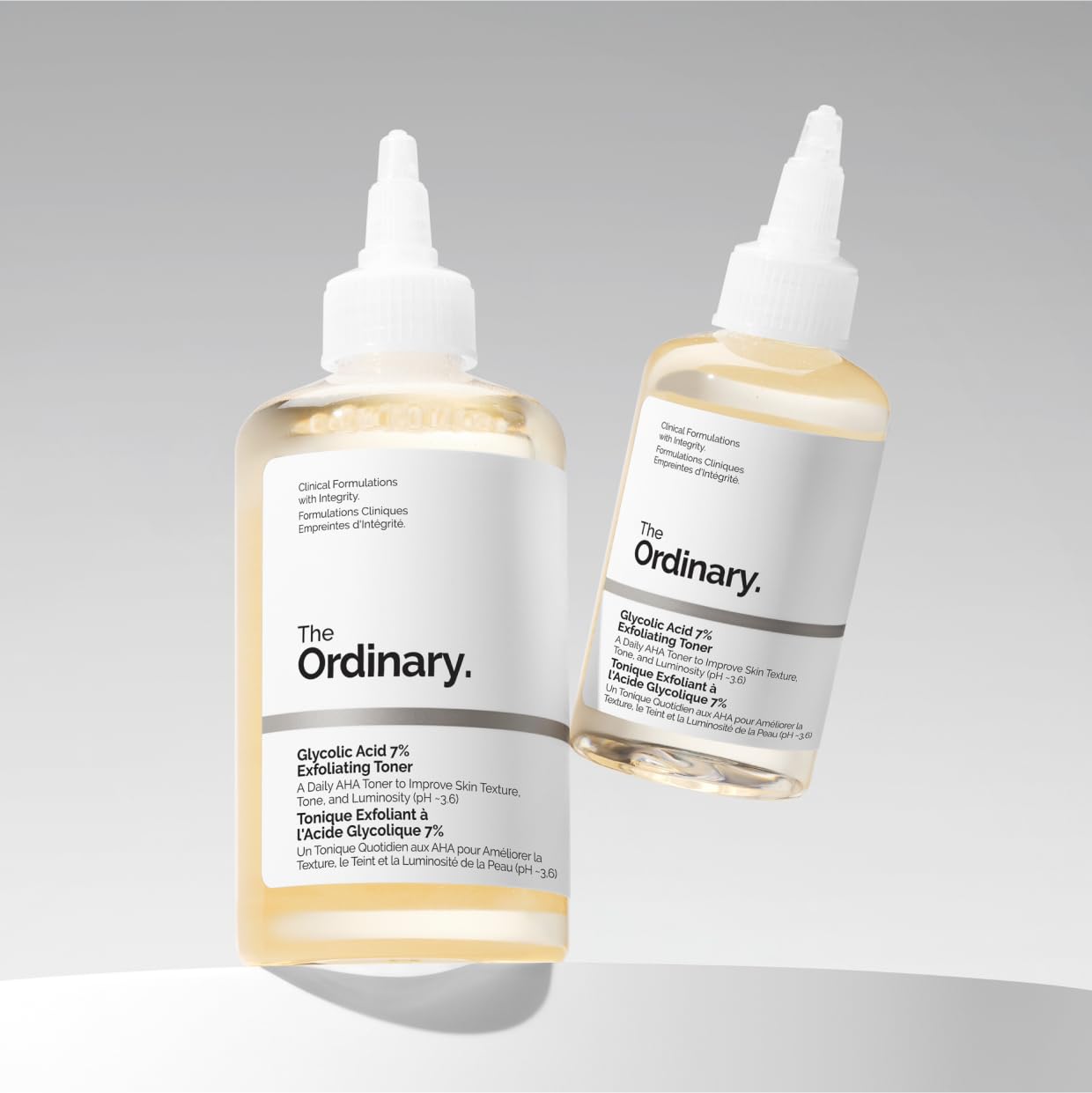 The Ordinary Glycolic Acid 7% Exfoliating Toner - Brightening & Smoothing Daily Formula for Even Skin Tone