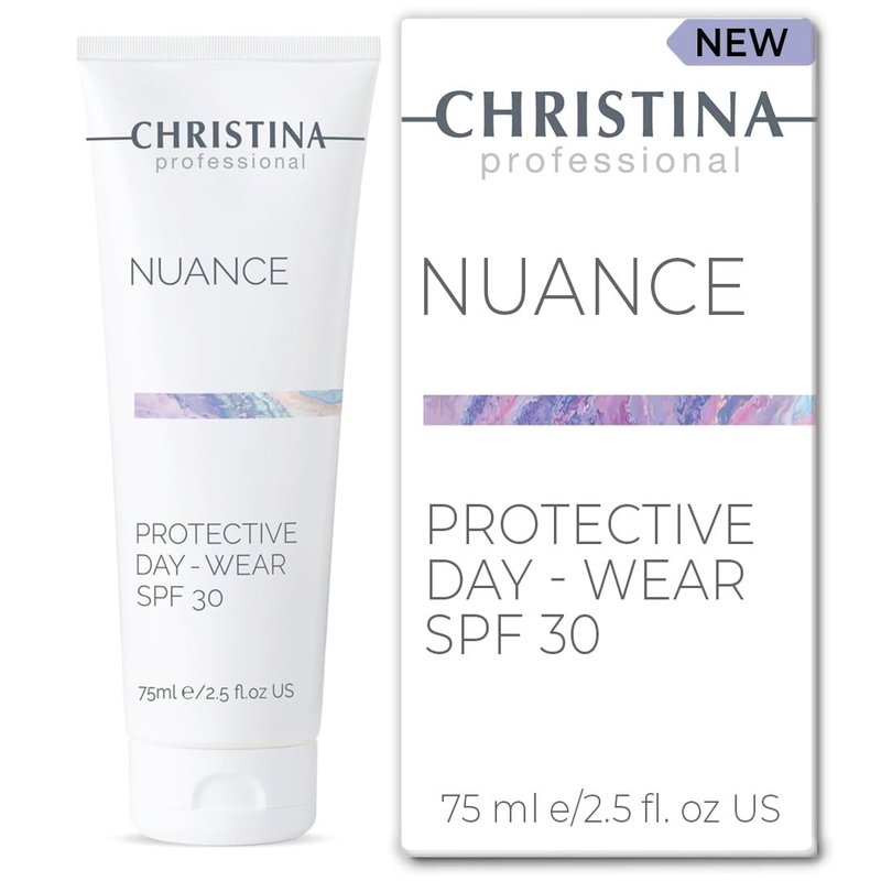 Christina Protective Day Cream SPF 30 | Hydrating Face Moisturizer with Hyaluronic Acid & Peptides - 75 ml