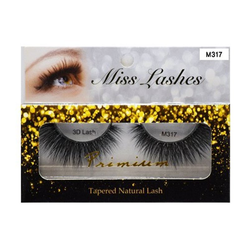 Miss Lash 100% Handmade Tapered 3D Volume Lashes - 4 Pairs for Stunning Look