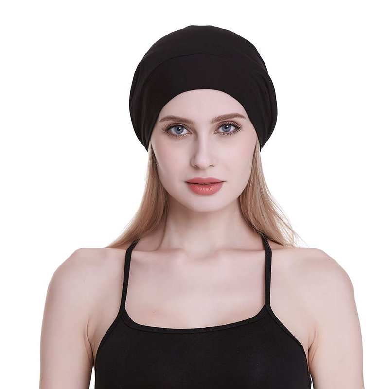 FocusCare Satin Cap 100% Mulberry Silk Lined Sleeping Hats for Natural Hair
