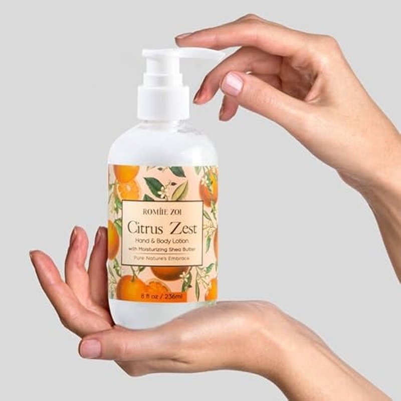 ROMIIE ZOI Daily Hand & Body Lotion with Moisturizing Shea Butter - Citrus - 236 ML / 8 FL OZ