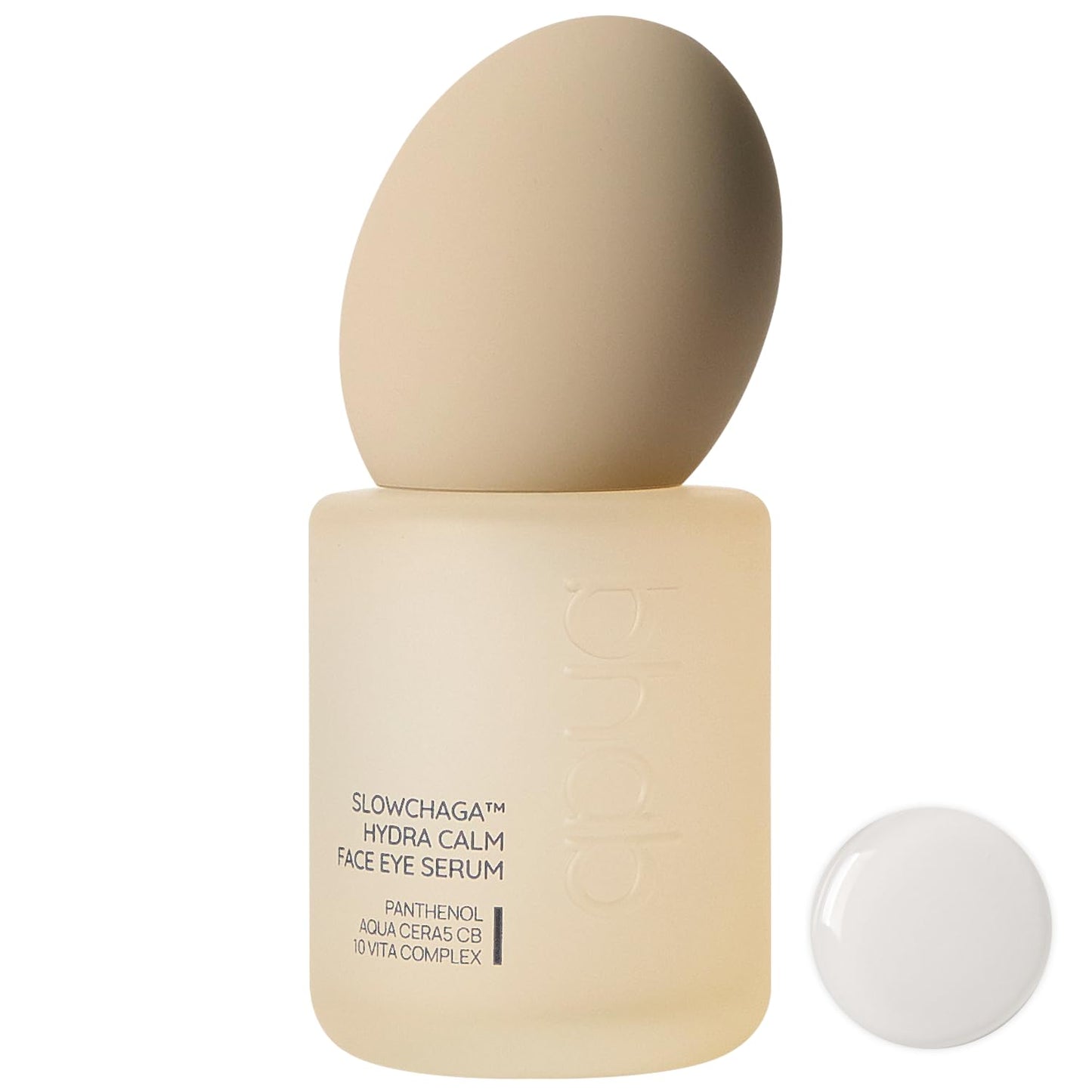BHAB SLOWCHAGA Hydra Calm Face & Eye Serum - Hydrating Korean Serum with Panthenol & Ceramide for Barrier Repair, Soothing Sensitive Skin, Glass Skin Glow, 1.69 fl oz (50ml)