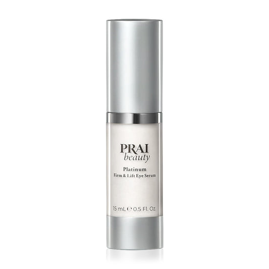 PRAI Beauty Platinum Firm and Lift Eye Serum, Anti-Aging and Hydrating Serum, Paraben-Free, Vegan, Cruelty-Free, 0.5 oz