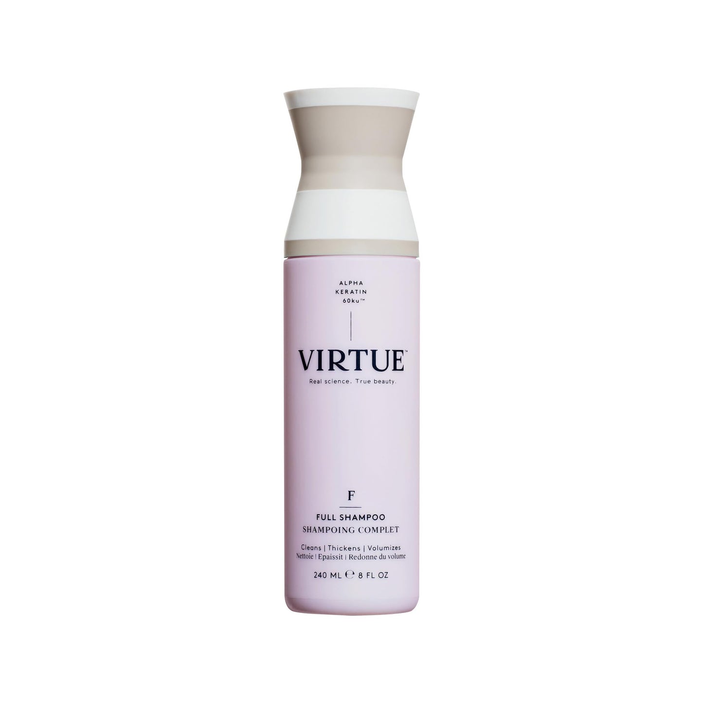 VIRTUE Full Shampoo, Volumizing, for Fine Hair, Sulfate-free, 8 Fl Oz