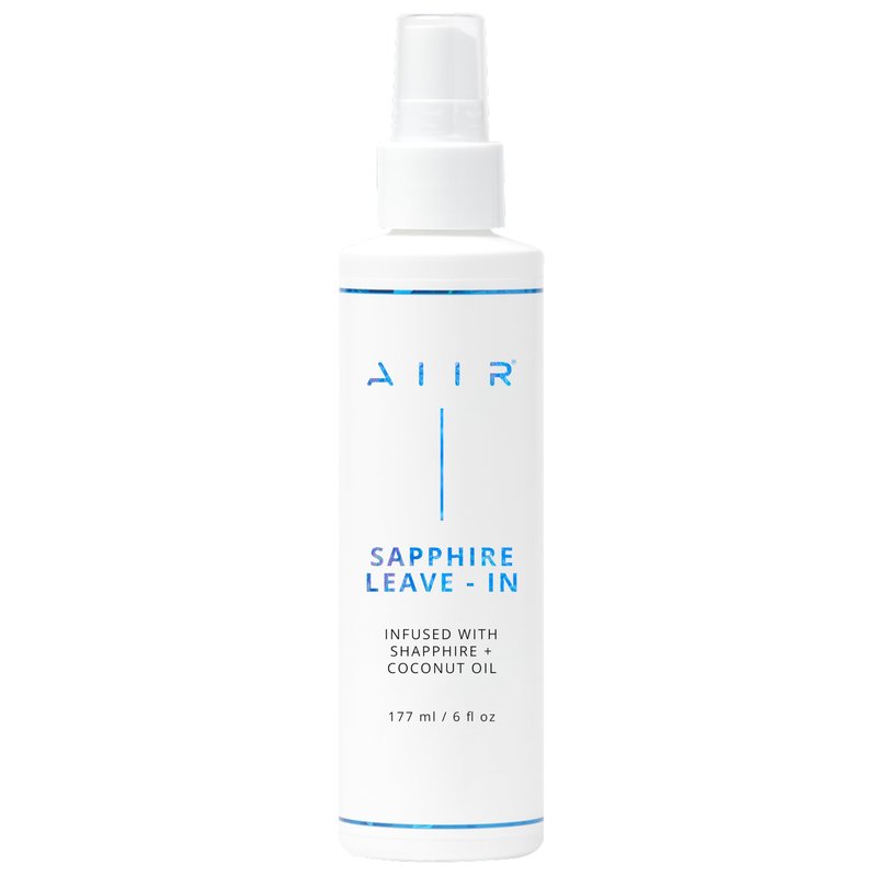 AIIR Sapphire Leave In Conditioner - Lightweight Moisturizing Detangler, Hydrate Dry Damaged Hair, Tame Frizz & Flyaways, Heat Protectant Spray for Blowouts and Thermal Styling, 6 oz