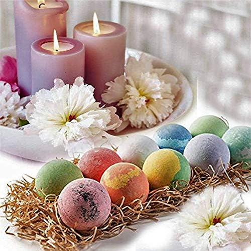 Bath Bombs Gift Set - 12 Handmade Shea Butter & Essential Oil Fizzy Bath Bombs | Perfect for Mom & Wife
