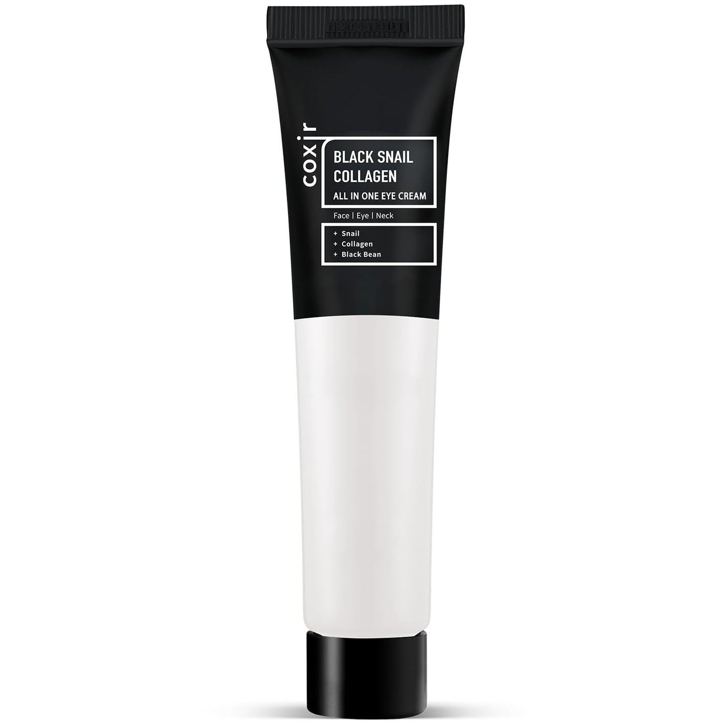 coxir BLACK SNAIL COLLAGEN ALL IN ONE EYE CREAM for eye, neck and face | Black-3-Complex: Black Rice, Collagen| Paraben Free, Cruelty Free, Good for Christmas Stocking Stuffers [30ml/1.01 fl.oz]